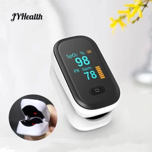 JYHealth Portable Finger Pulse Oximeter Blood Oxygen Heart Rate Saturation Meter Oximetro De Dedo Saturometro Medical equipment