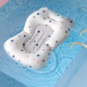 Newborn Bathtub Pillow Baby Anti-Skid Soft And Comfortable Body Pad T-shaped Floating Pad Foldable Bathtub Seat Support Pad